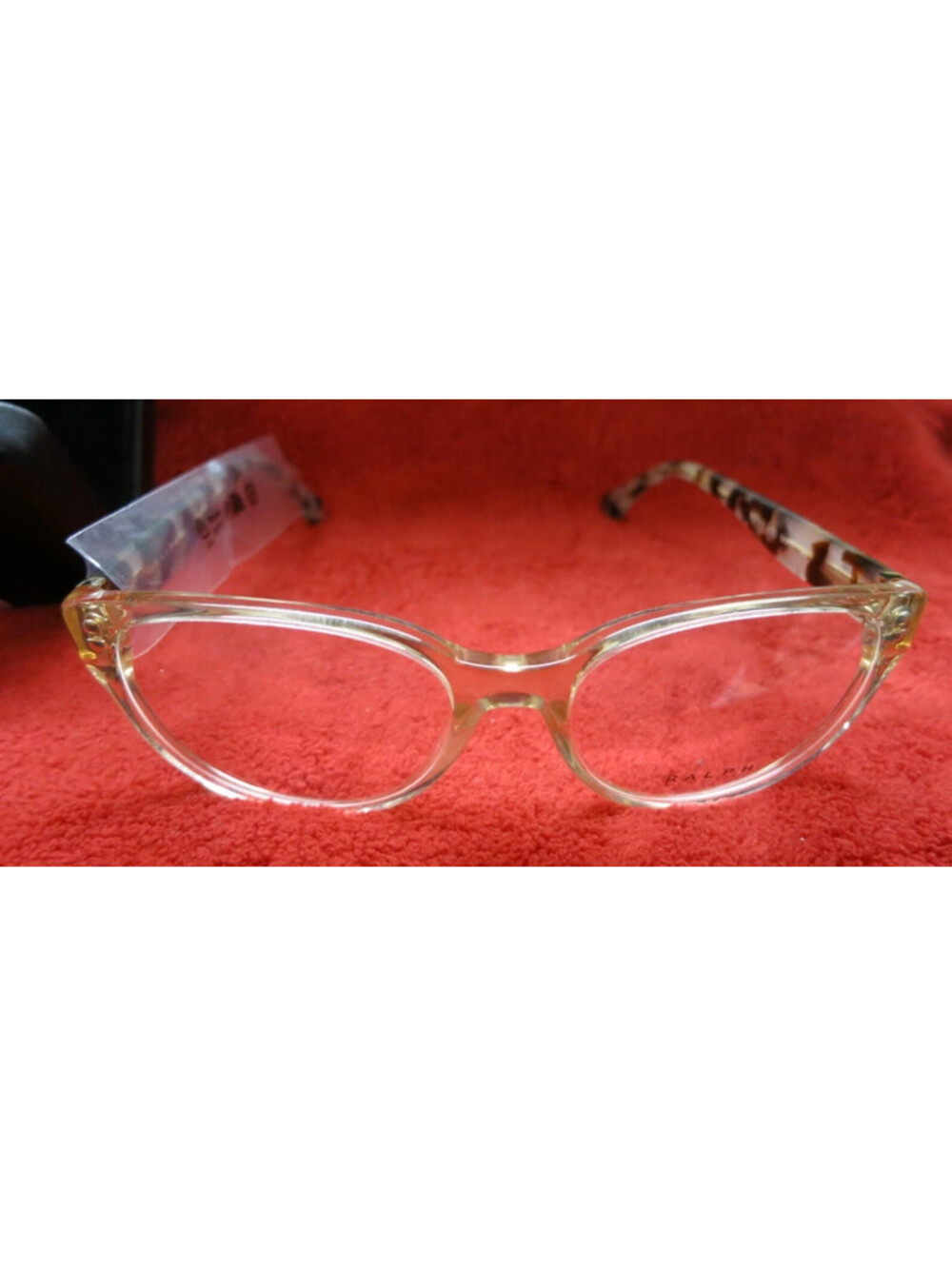 Ralph Lauren Ra7151 6062 Taupe Crystal Oval Eyeglasses Frames 54-17-145